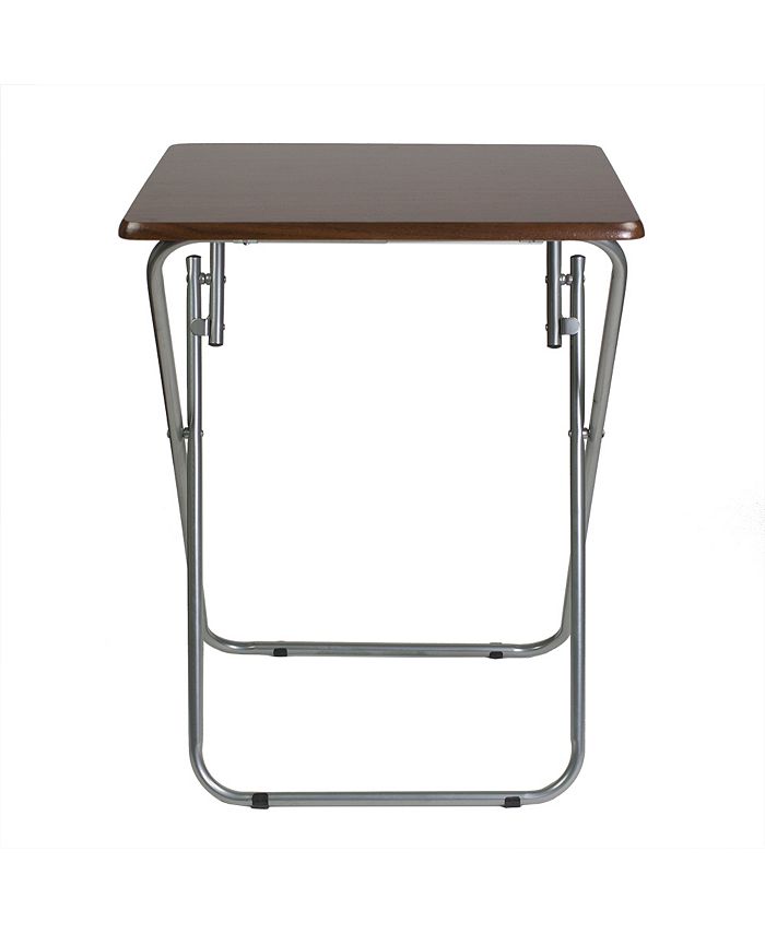 Home Basics Tv Folding Table, Cherry Macy's