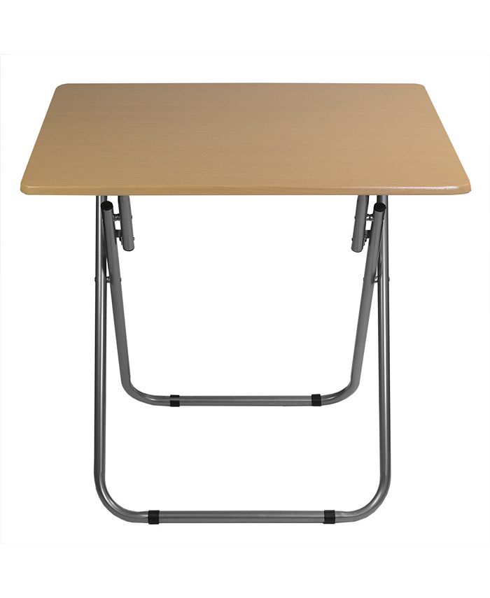 Home Basics Tv Folding Table, Natural Macy's