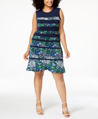 macys michael kors plus size dresses