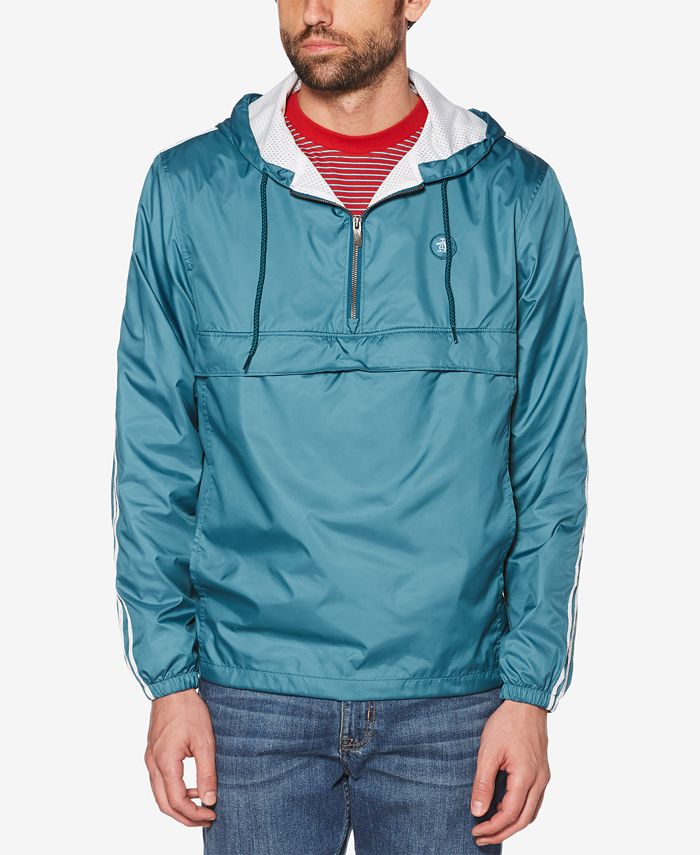 Guess men's 2025 popover windbreaker