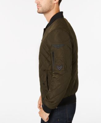 Calvin Klein Men's Quilted Patch Bomber Jacket