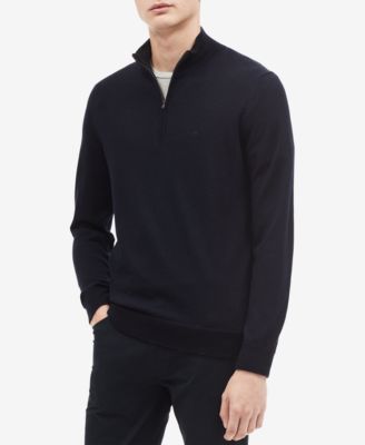 calvin klein classic quarter zip