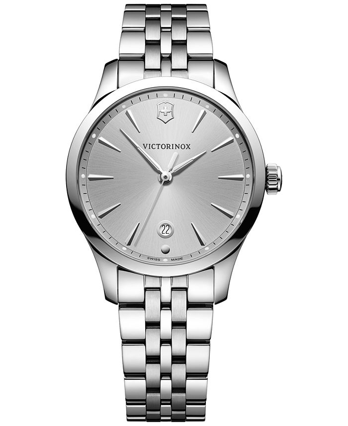 Women s Swiss Alliance Small Stainless Steel Bracelet Watch 35mm