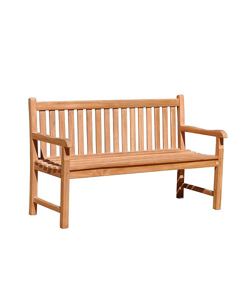 Courtyard Casual Teak Heritage Outdoor Two Seater Bench