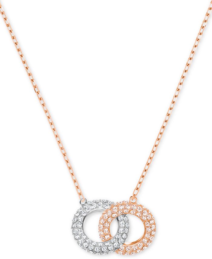 Swarovski Two Tone Crystal Linked Circle 17 3 4