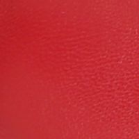 Fire Red Faux Leather