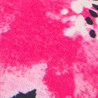 Black, Pink Floral- Textile