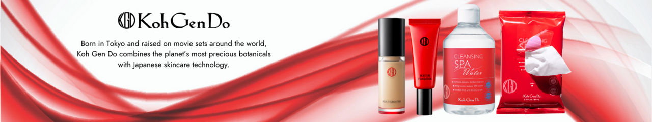 Koh Gen Do, Born in Tokyo and raised on movie sets around the world, Koh Gen Do combines the planet’s most precious botanicals with Japanese skincare technology