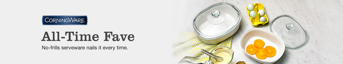 Coring Ware, All-Time Fave, No-frills serveware nails it every time