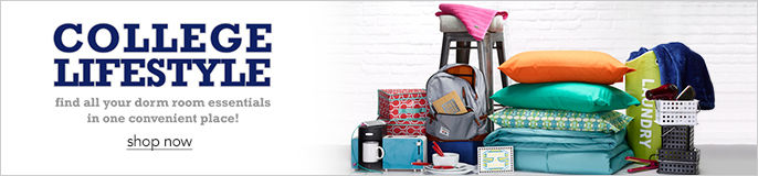 College Lifestyle, find all your dorm room essentials in one convenient place! shop now