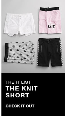 The it list, The Knit Short, Check it Out
