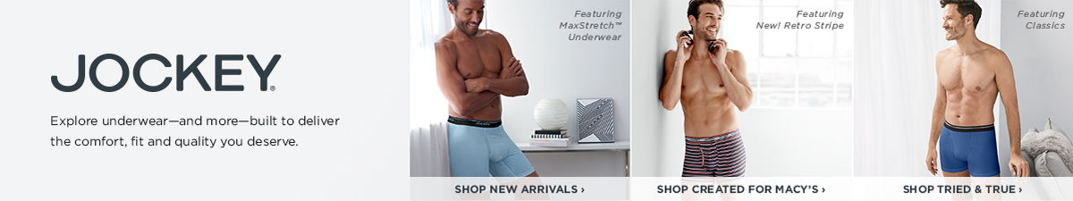 Jockey, Shop New Arrivals, Shop Created For Macy’s, Shop Tried and True