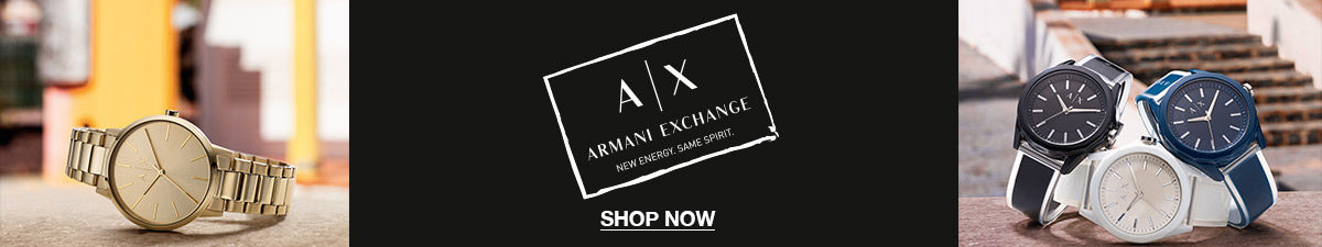 Ax, Armani Exchange, New Energy, Same Spirit, Shop Now