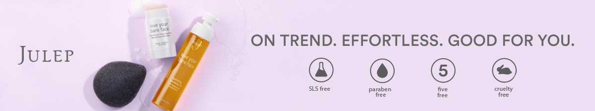 Julep, On Trend, Effortless, Good For You, Sls free, paraben free, five free, cruelty free