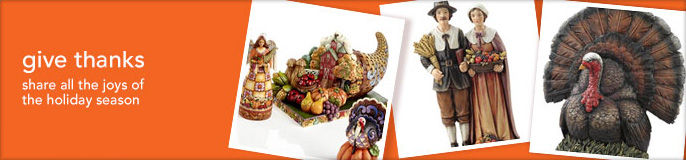 Give Thanks, share all the joys of the holiday season, shop now