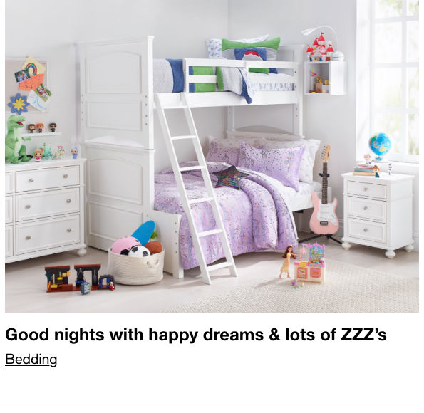 Good nights with happy dreams and lots of ZZZ’s, Bedding