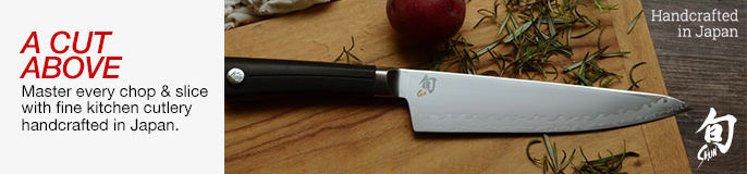 A Cut Above, Master every chop and slice with fine kitchen cutlery handcrafted in Japan