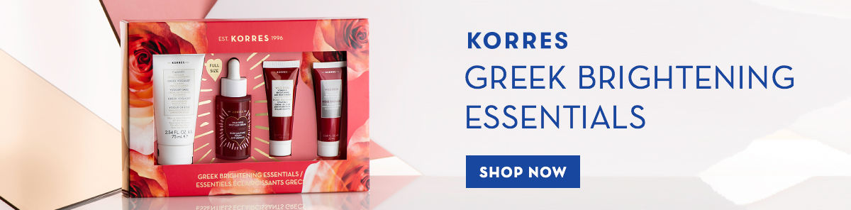 Korres, Greek Brightening Essentials, Shop Now