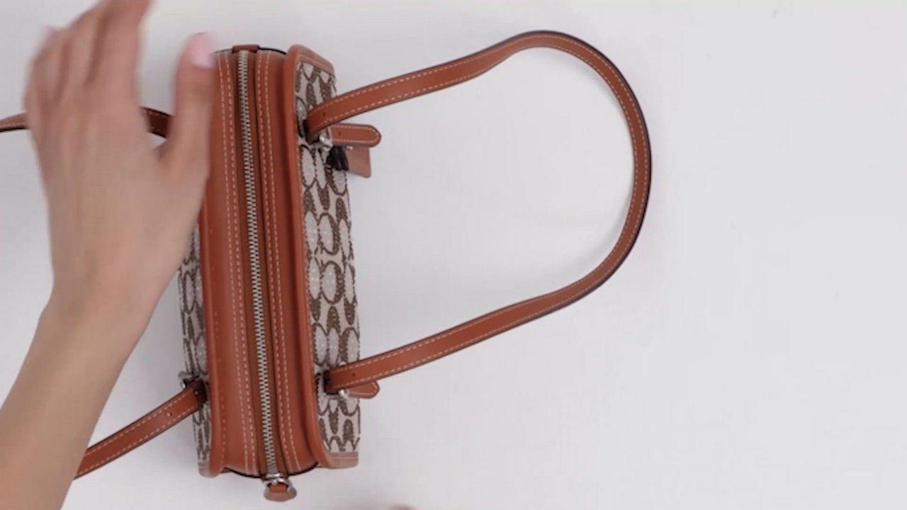 COACH Crystals Swing Zip 20 Shoulder Bag - Macy's
