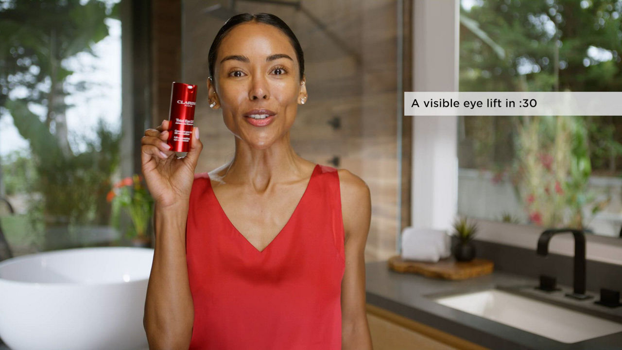 Clarins Total Eye Lift Refillable Eye Cream for Firming, Wrinkles