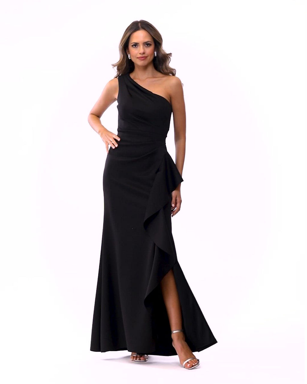 strapless open back dress Aurora One Shoulder Mesh Maxi Dress • Shop American Threads Women's Trendy Online Boutique Pink / Xs