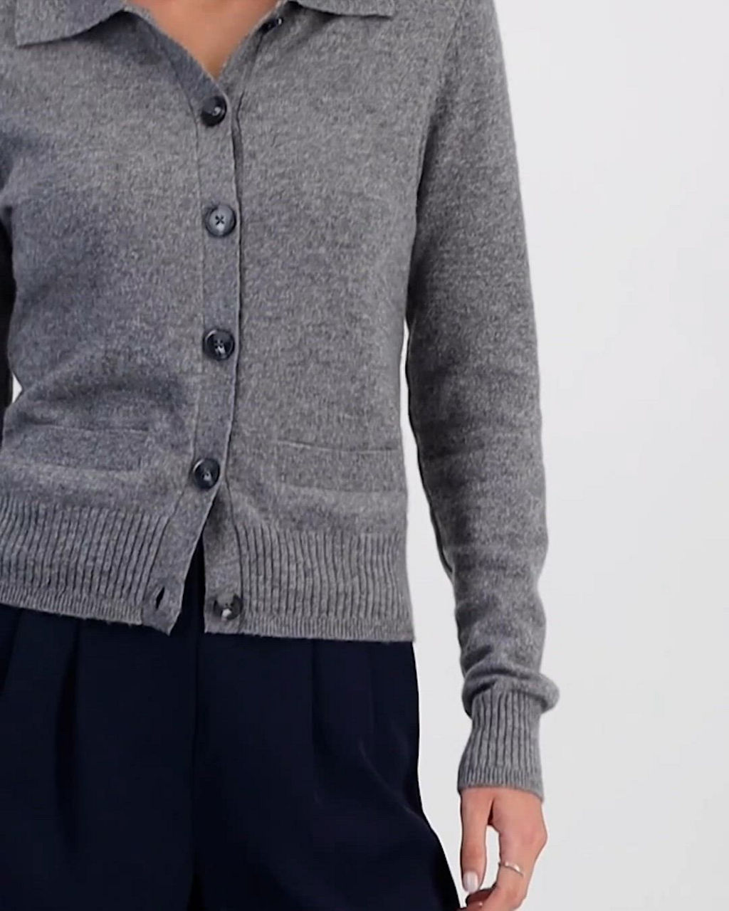 Charter Club Women's Collared Shrunken Cardigan, Macy's Exclusive