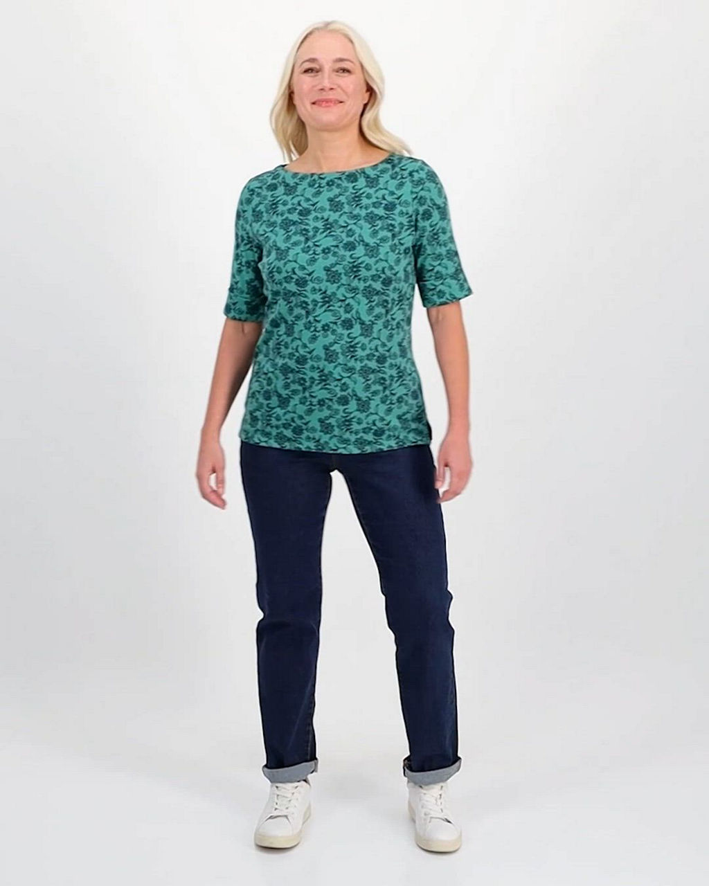 売れ筋商品|||スタイルアンドコー カットソー トップス レディース Women's Printed Boat-Neck Elbow-Sleeve Top, Exclusively at Macy's Blue Paisley Style & Co Women's Printed Boat-Neck Elbow-Sleeve Top