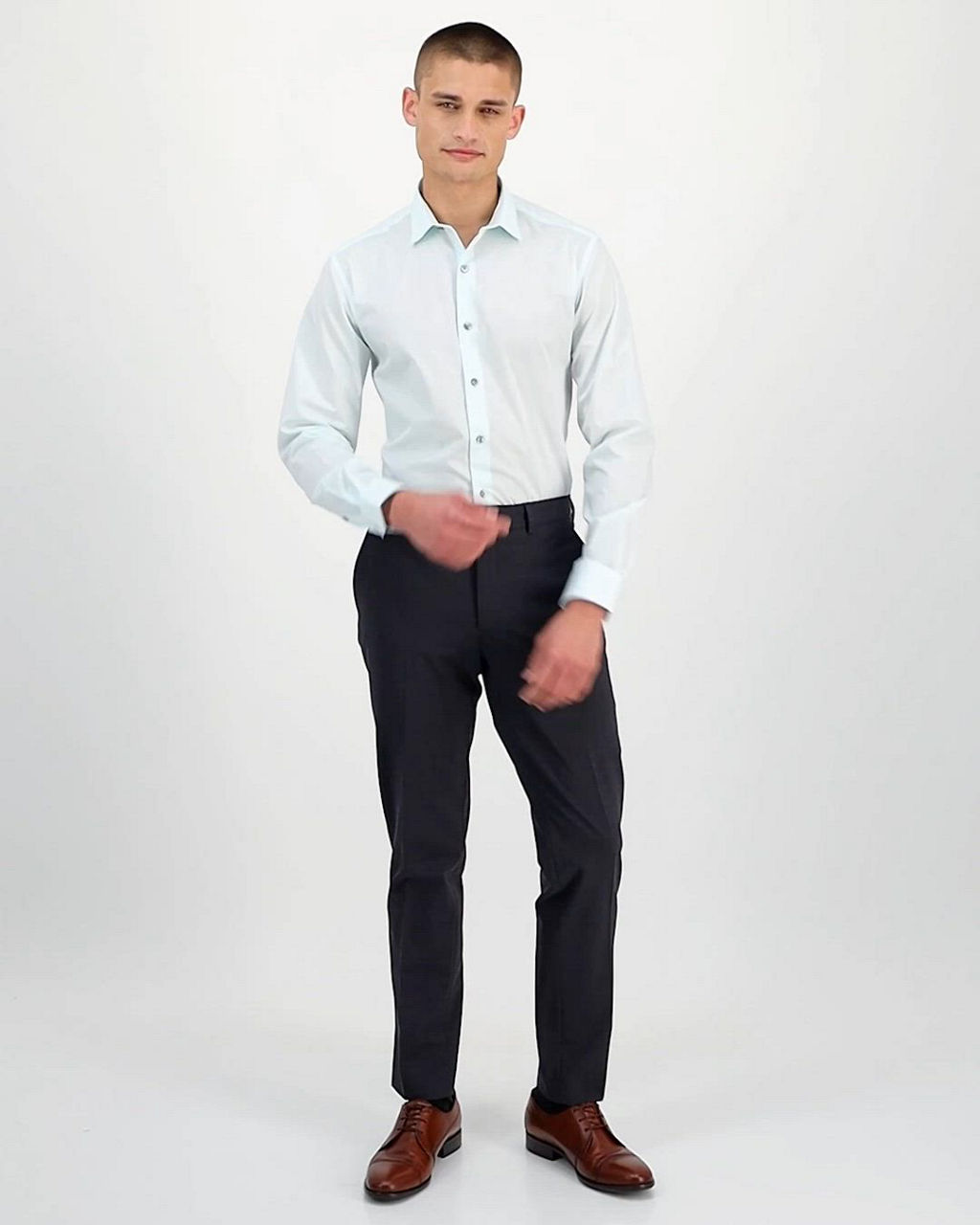 slim fit dress slacks Alfani Slim Fit 2-Way Stretch Stain Resistant Puzzle Print Dress Shirt –  DGFOutlet