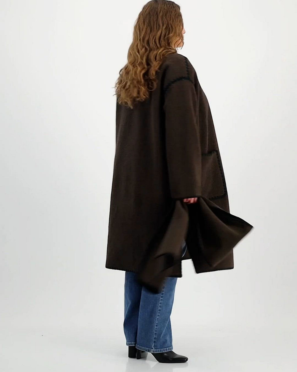 BCBGMAXAZRIA Plus Size Button-Front Edge-Stitch Scarf Coat - Macy's