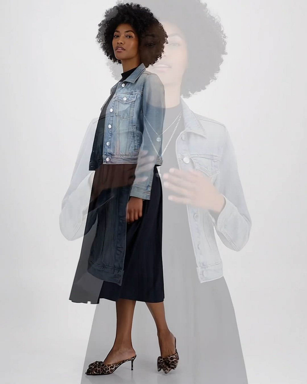 On 34th Women's Classic Denim Trucker Jacket, Created for Macy's