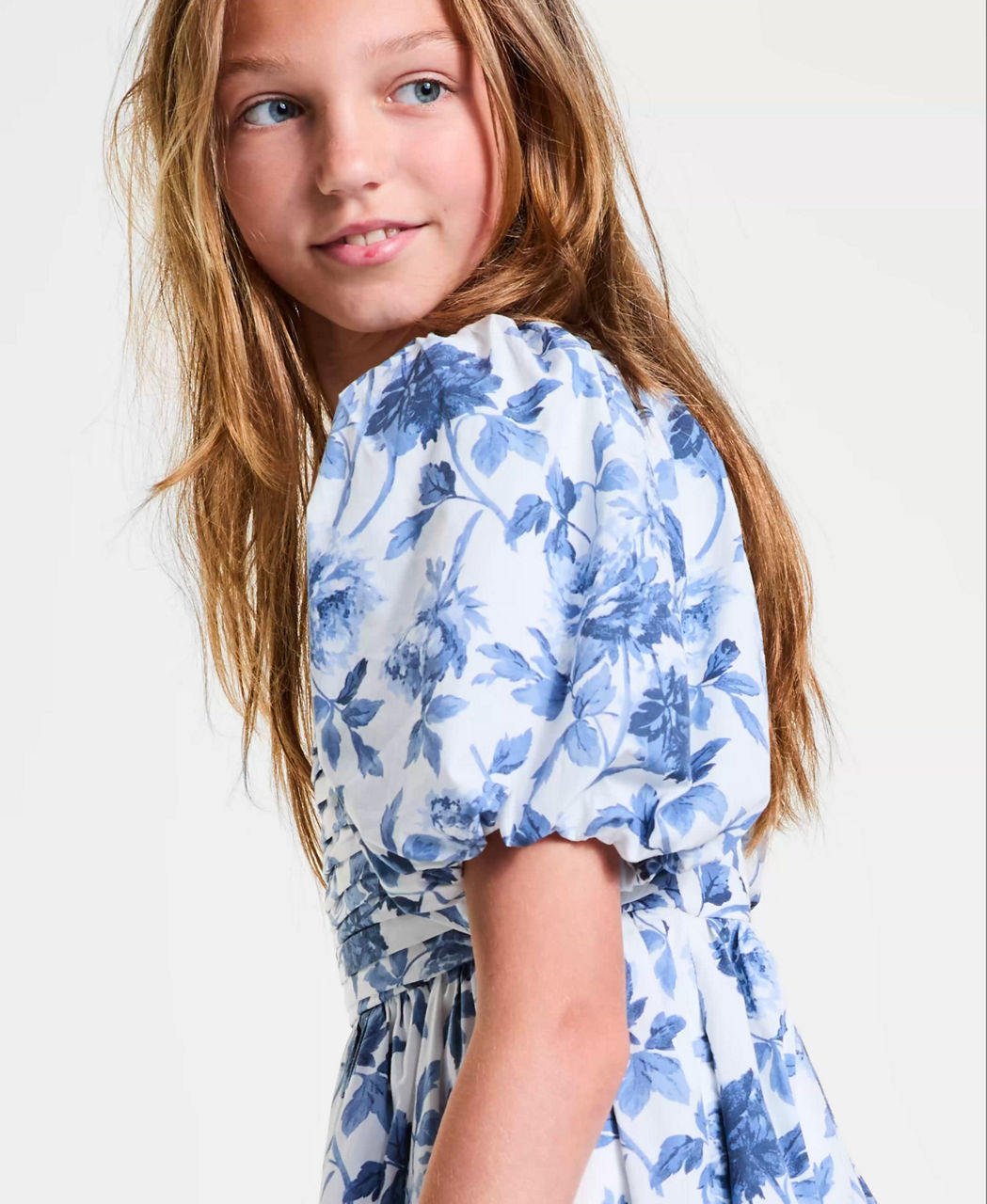 abercrombie kids Girls Emerson Puff Sleeve Mini Dress - Macy's