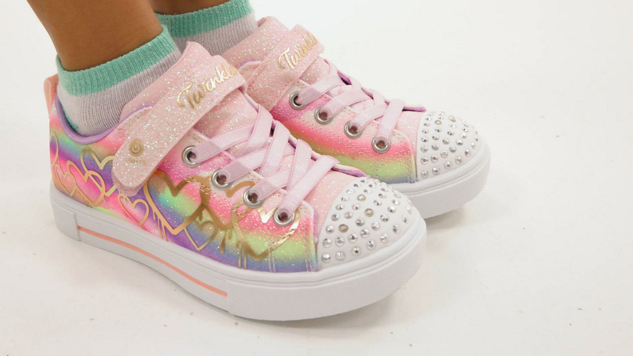 Skechers Little Girls Twinkle Toes: Twinkle Sparks - Ombre Love