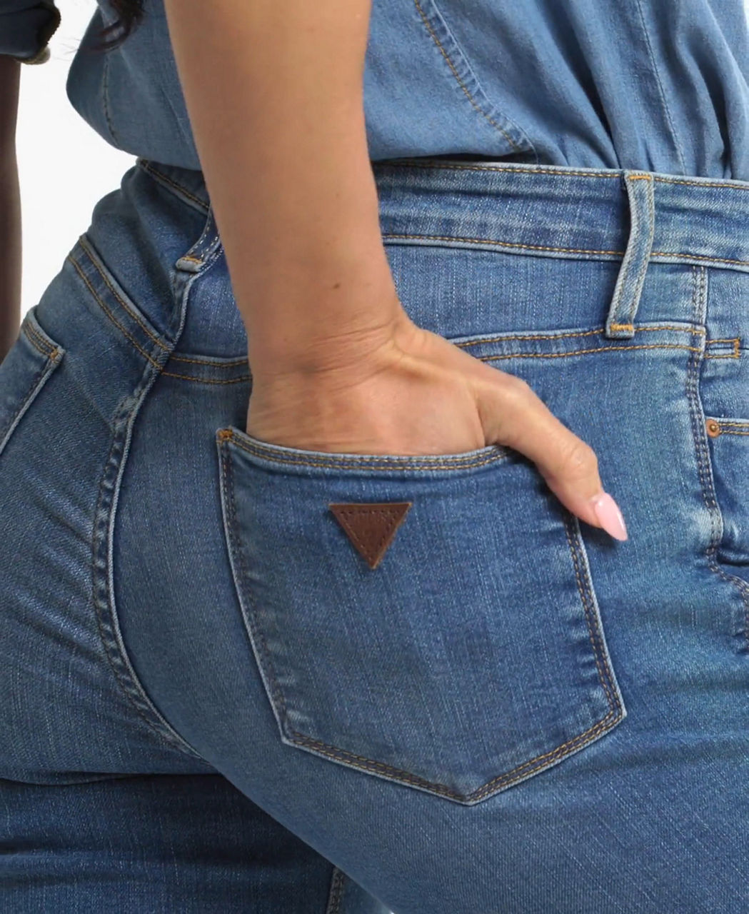 GUESS Women's Sexy Mid-Rise Bootcut Jeans - Macy's