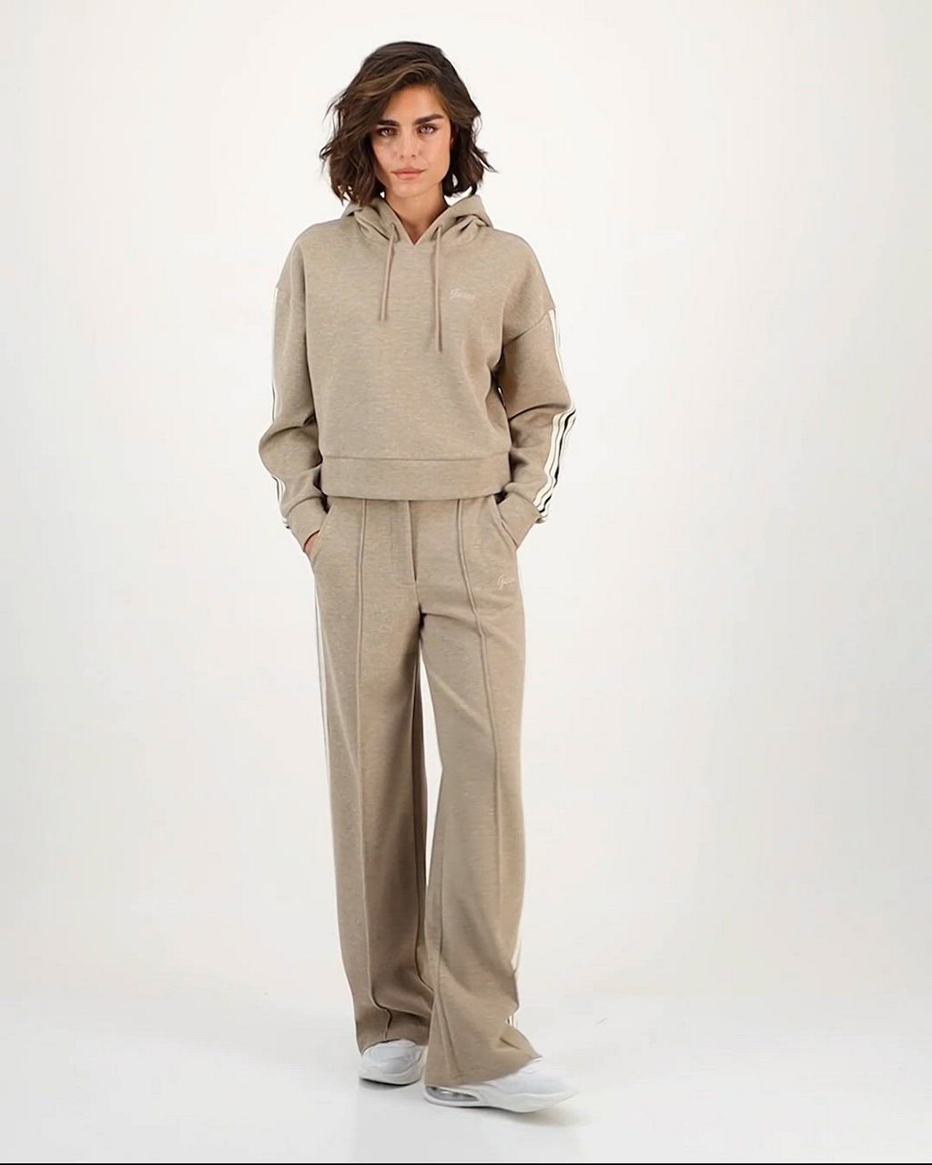 GUESS Women's Muriel Hoodie & Straight-Leg Pants - Macy's