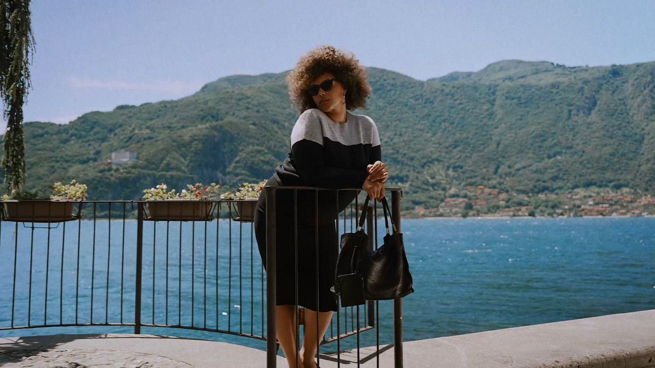 Vince Camuto Women's Metallic Floral-Print Split-Neck Top - Macy's