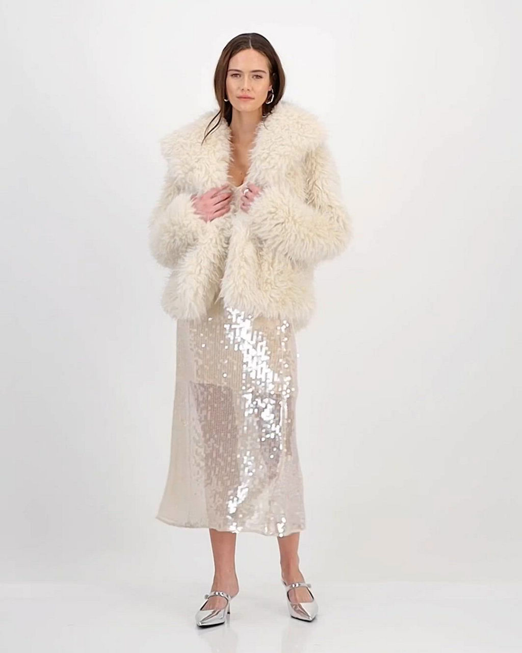 And Now This Women's Shaggy Faux-Fur Jacket, Macy's Exclusive - Macy's
