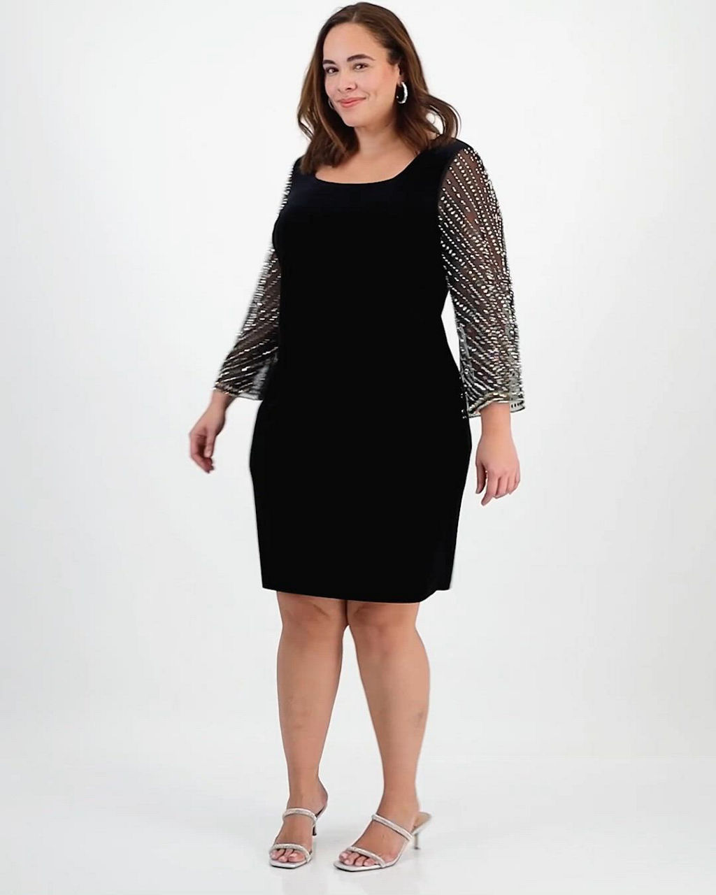 alex evenings bell sleeve sheath dress Alex Evenings Formal Sheath Dress Style 8134271