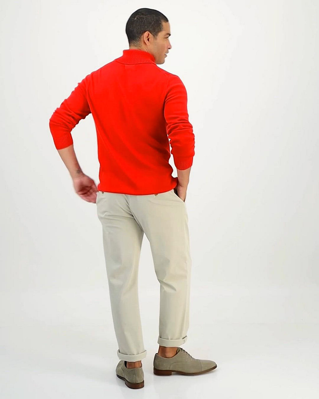 Club Room Men's Textured Cotton Turtleneck Sweater, Created for