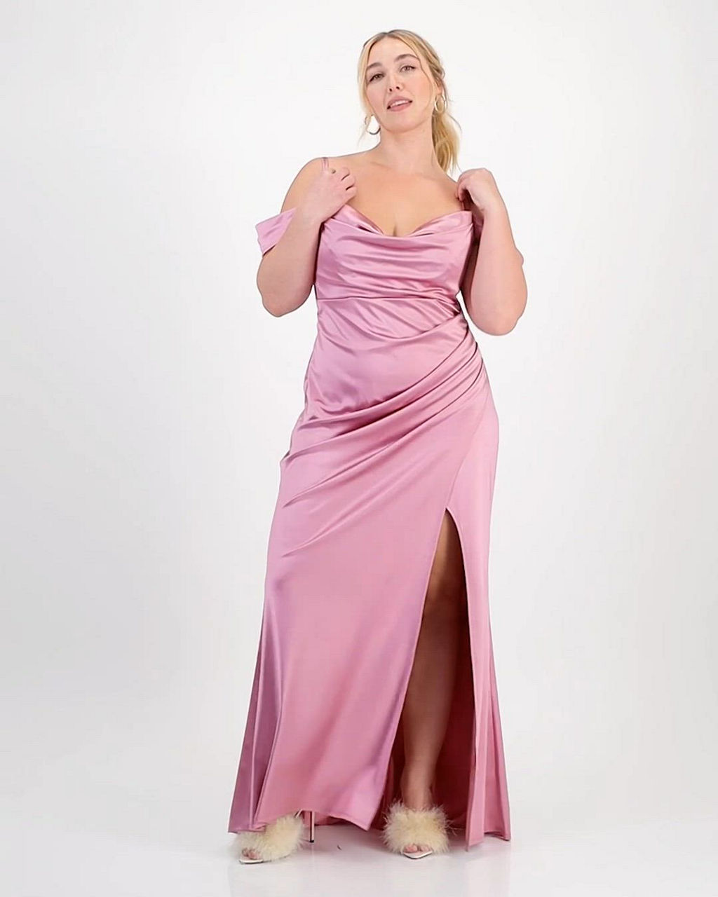 brendan satin dress Brendan Satin Dress