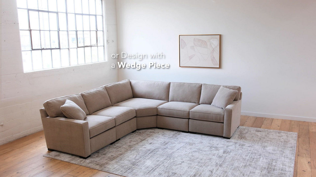 バンクシア　カレイ　7号 　3F Radley 3-Pc. Fabric Chaise Sectional Sofa, Created for Macy's - Macy's