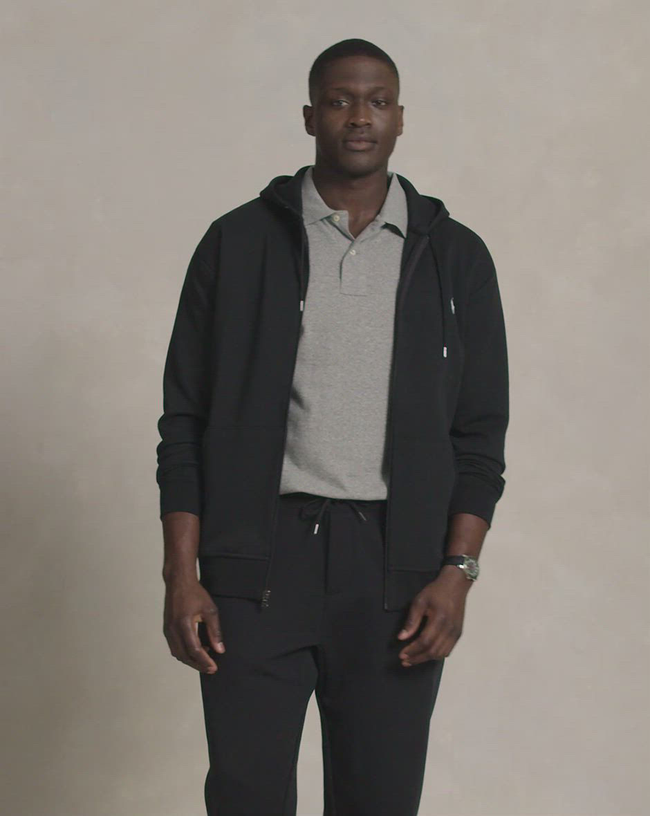 Polo Ralph Lauren Men's Big & Tall Double-Knit Full-Zip Hoodie