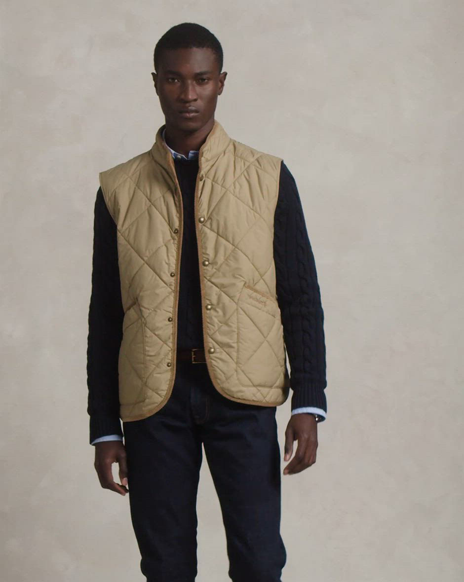 Polo Ralph Lauren Men's Hurston Diamond-Quilted Vest - Macy's
