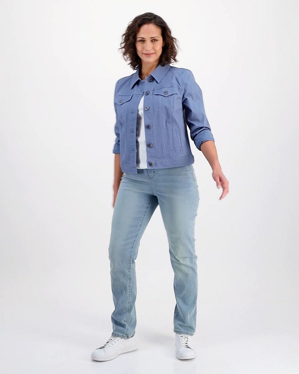 Veste En Jean Blassport Femme Taille M – 100% Coton, Occasion Très Bon état