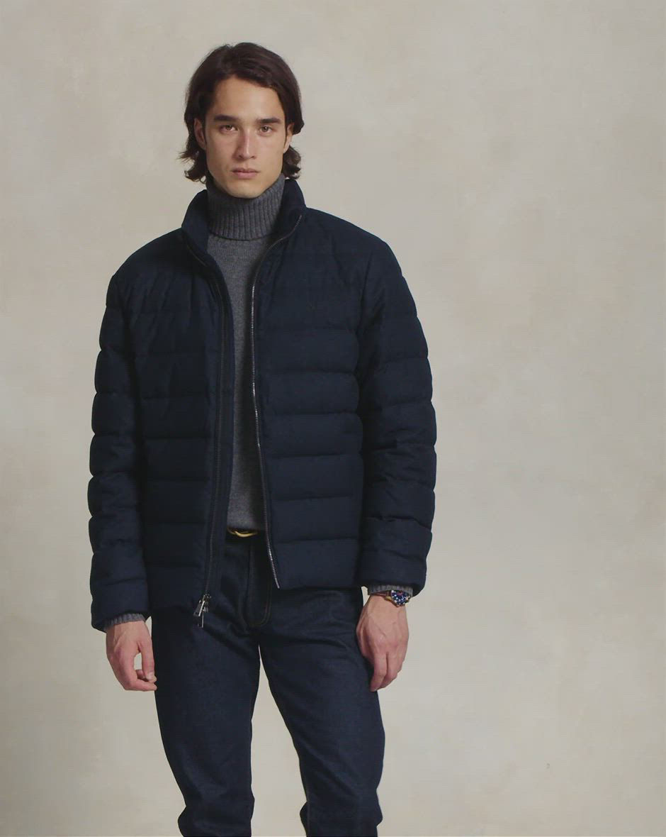 Polo Ralph Lauren Men's Colden Herringbone Long-Sleeve Jacket - Macy's