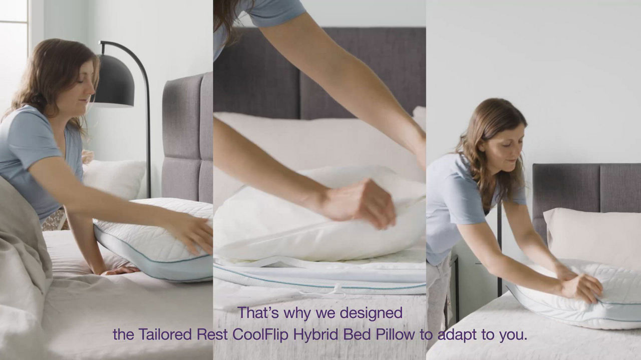 IntelliSLEEP Tailored Rest Cool Flip Customizable Memory Foam