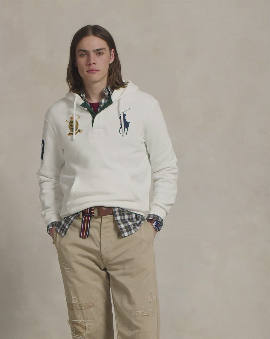 Polo Ralph Lauren Men's Big Pony 20th Anniversary Crest Hoodie