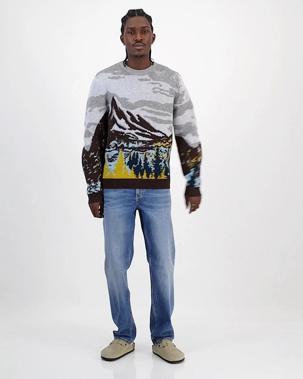 Sun + Stone Men's Scenic Mountain Sweater, Macy's Exclusive - Macy's