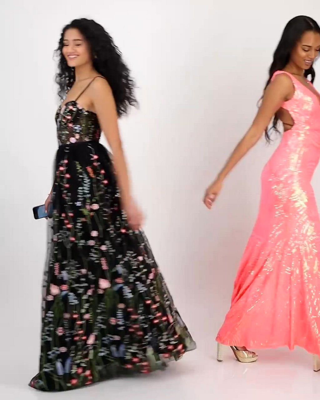 City Studios Juniors' Floral Embroidered Mesh Gown, Created for Macy's -  Macy's