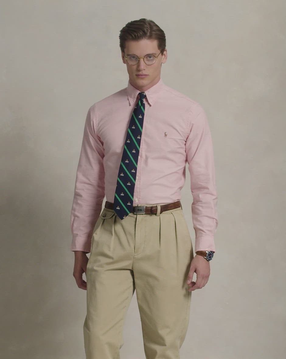 slim fit dress slacks Performance Custom Fit shirt POLO RALPH LAUREN