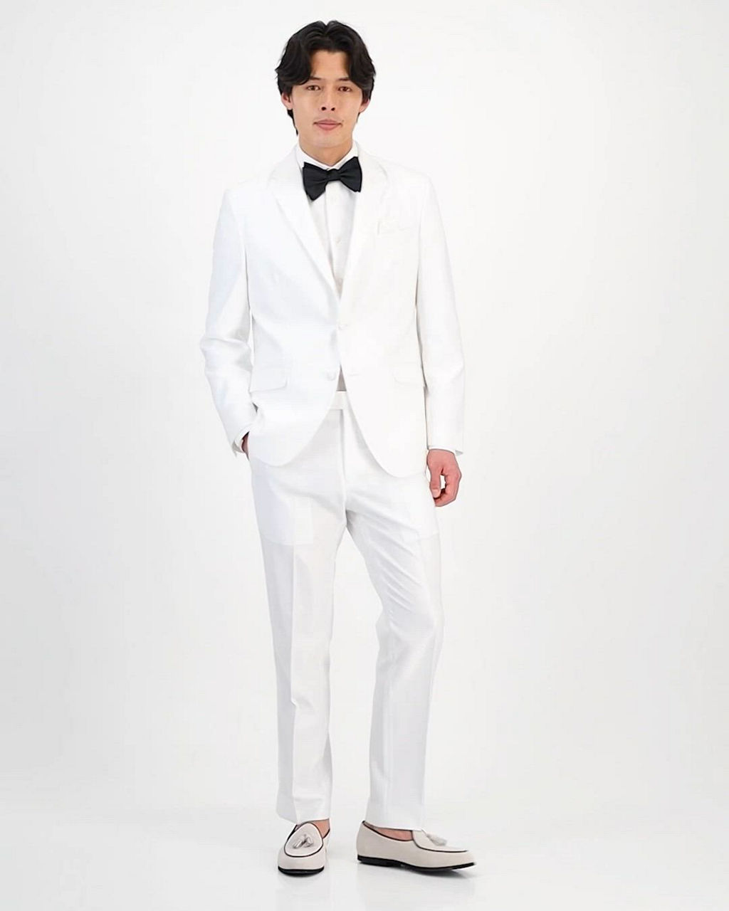 Kenneth Cole Reaction Men's Slim-Fit Satin Nested Tuxedo - Macy's